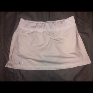 White Under Armour Tennis Skirt